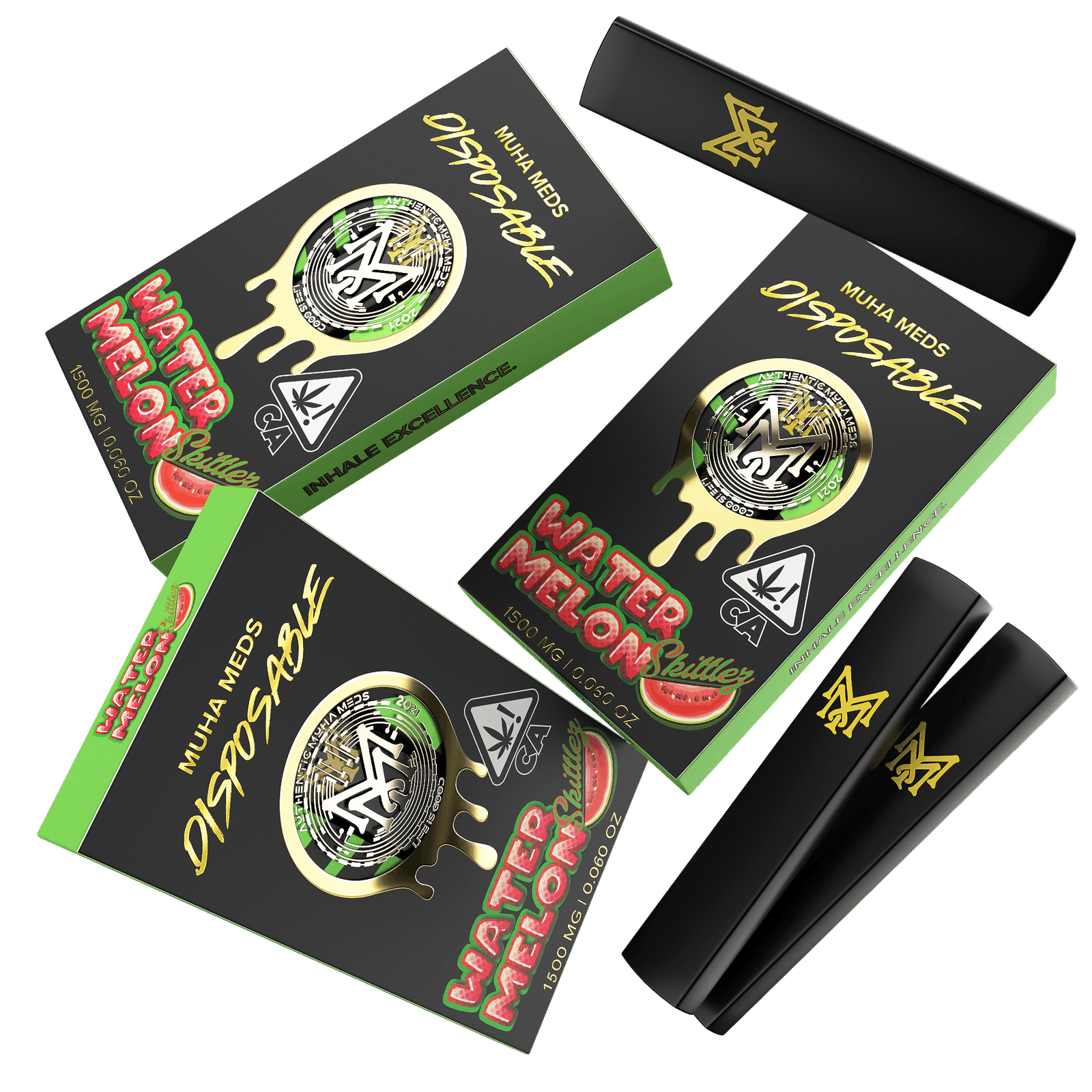 Muha Meds Watermelon Skittlez Disposable 1500mg