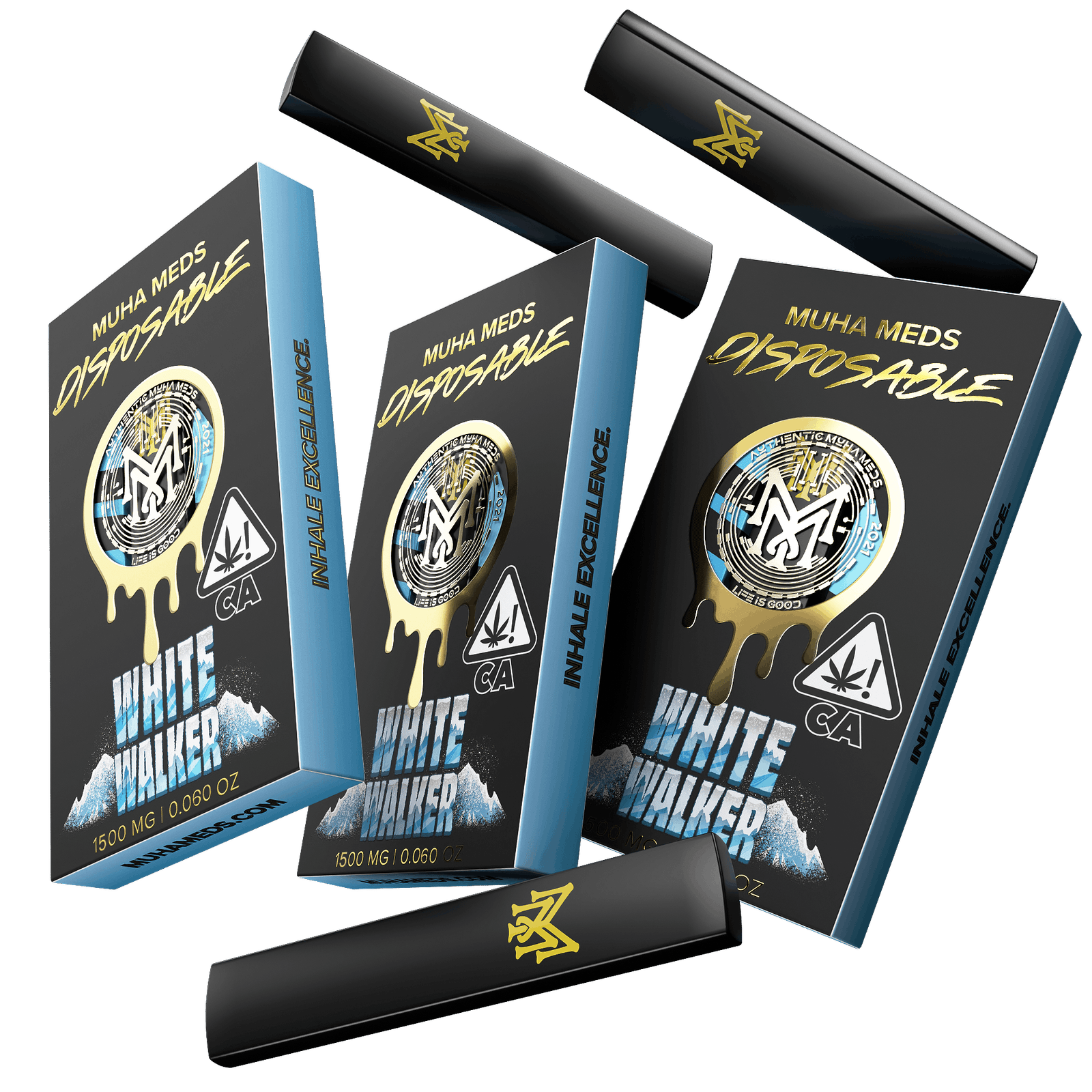 Muha Meds White Walker Disposable 1500mg