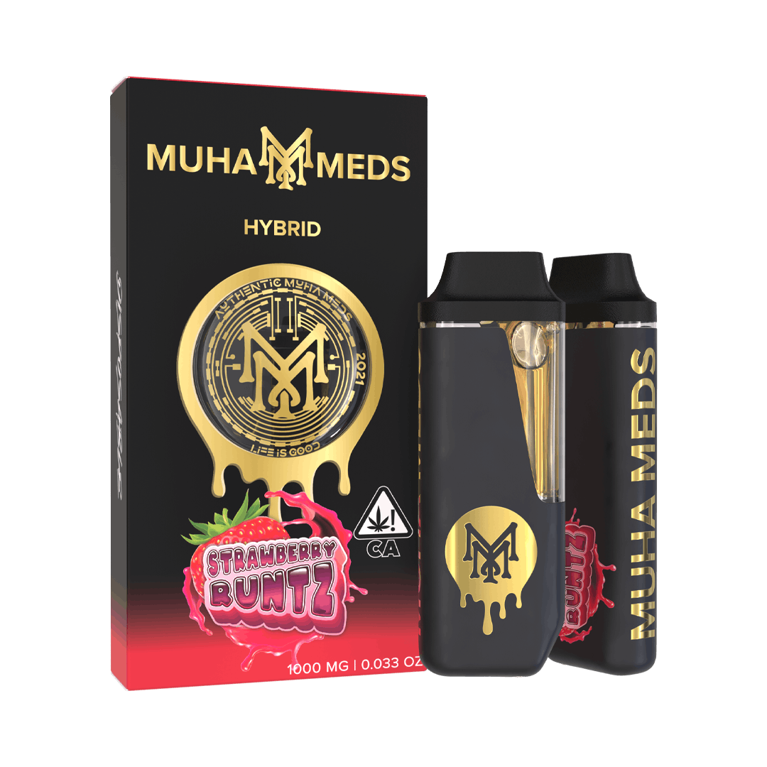 Muha Meds Strawberry Runtz Disposable 1,000mg – Premium THC Vape Pen